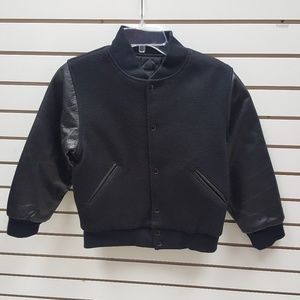 Game Sportswear Wool/Leather Varsity Coat, NWOT